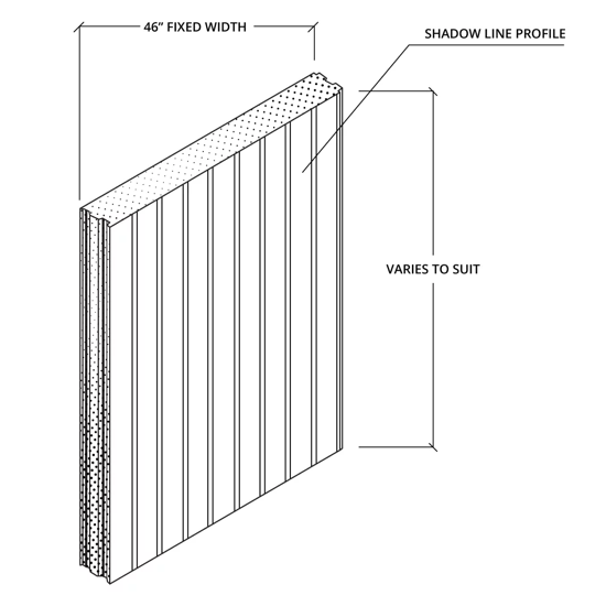 isowall insulated wall panel diagram