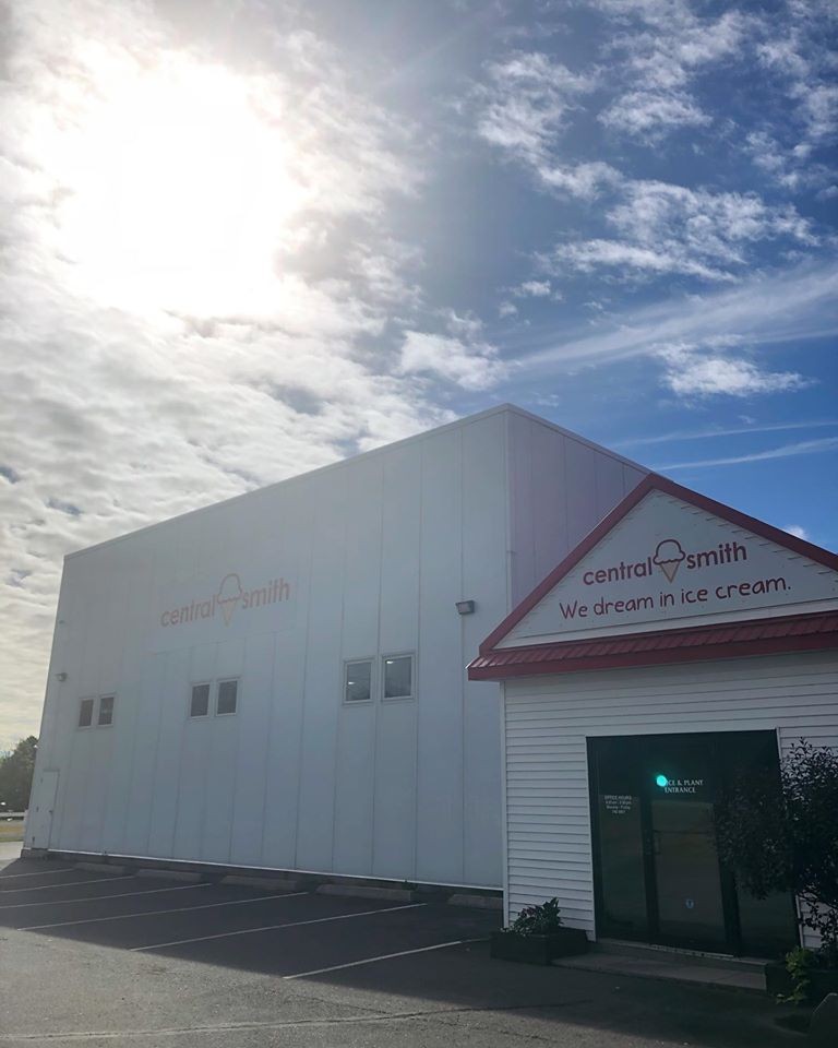 Ice cream production facility constructed of insulated metal panels